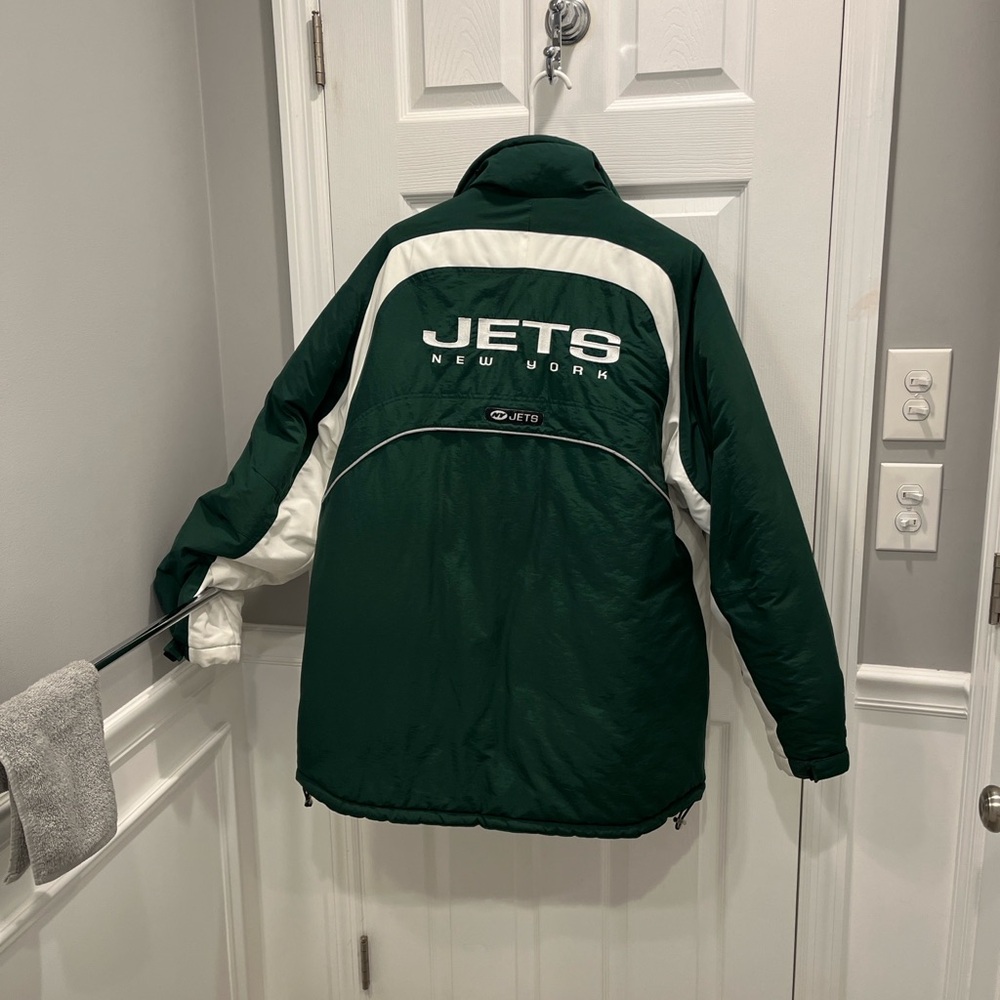 Reebok NFL JETS Team Apparel Green Jacket